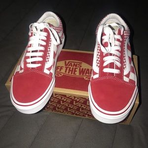 Red Checkered “Old Skool” Vans